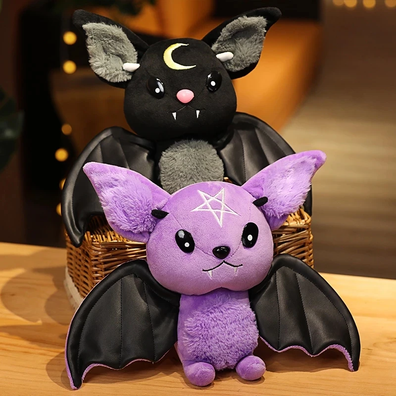Tamsiai Serijos Pliušinis Gpgb Žaislas Pentacle Mėnulis Gpgb Lėlės Įdaryti Gothic Rock Stiliaus Krepšys Helovinas Pliušinis Žaislas Vaikams Namų Dekoro
