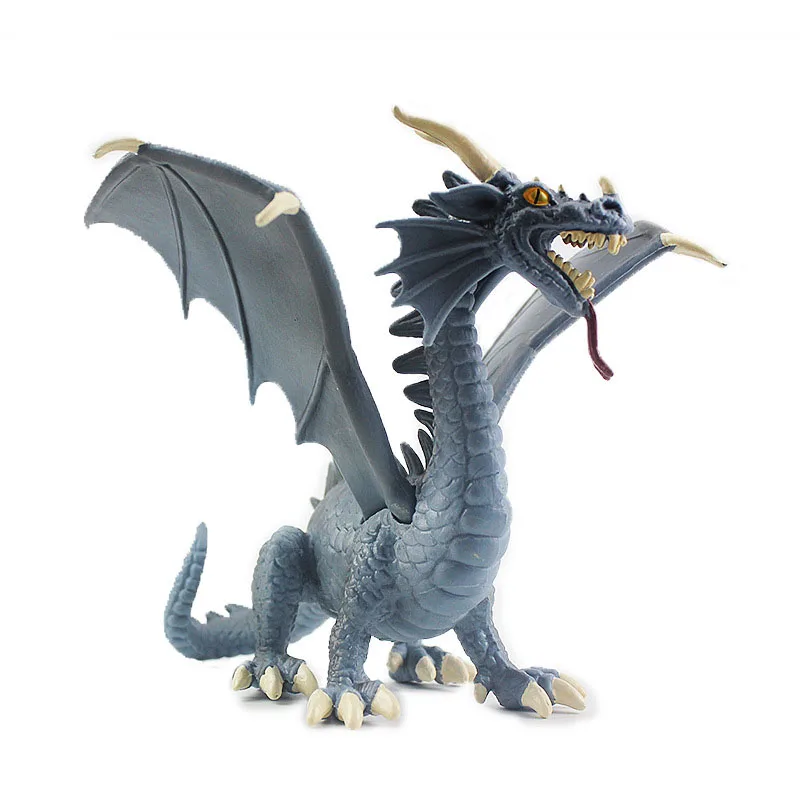 18cm Juros periodo Modeliavimas Dinozaurų Modelis Nauji Plastikiniai Blue skraido Drakonas, Modelį, Vaiko Žaislai, Dėlionės Dinosaurios Figuras