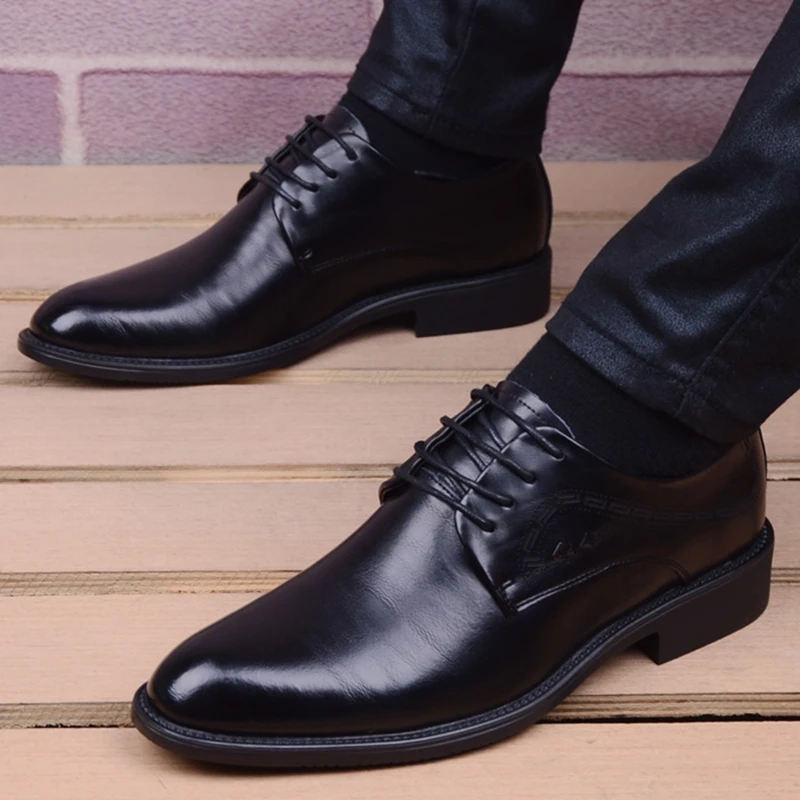 Mens batai prabangus natūralios odos butai, verslo formalių batų vyrai šalis suknelė brogues oxfords derby batai zapatos hombre