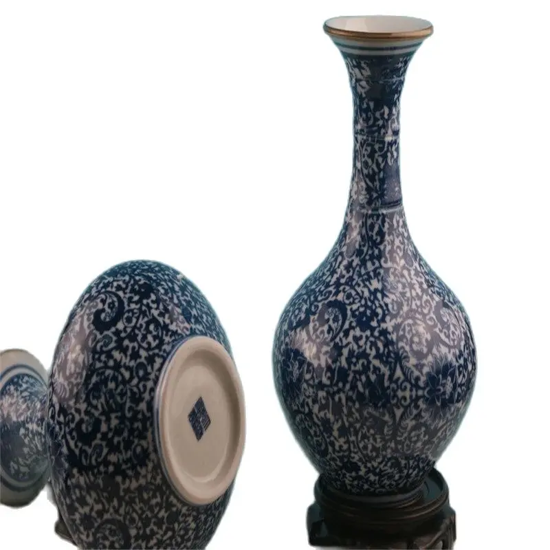 Mėlynos Ir Baltos Spalvos Porceliano Kinija Senas, Rankų Tapybos Atmosfera Vaza