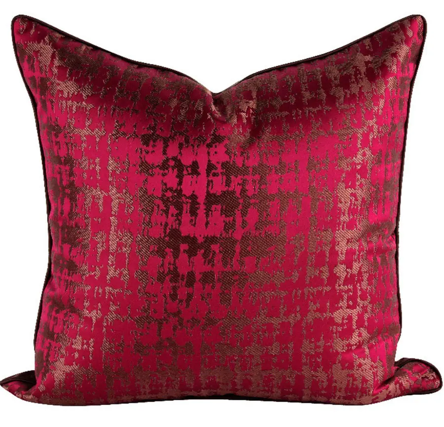 Mados raudona geometrinis dekoratyvinis mesti pagalvę/almofadas atveju, 45 50,europos moderni klasika neįprastas pagalvėlė padengti namų dekoravimo