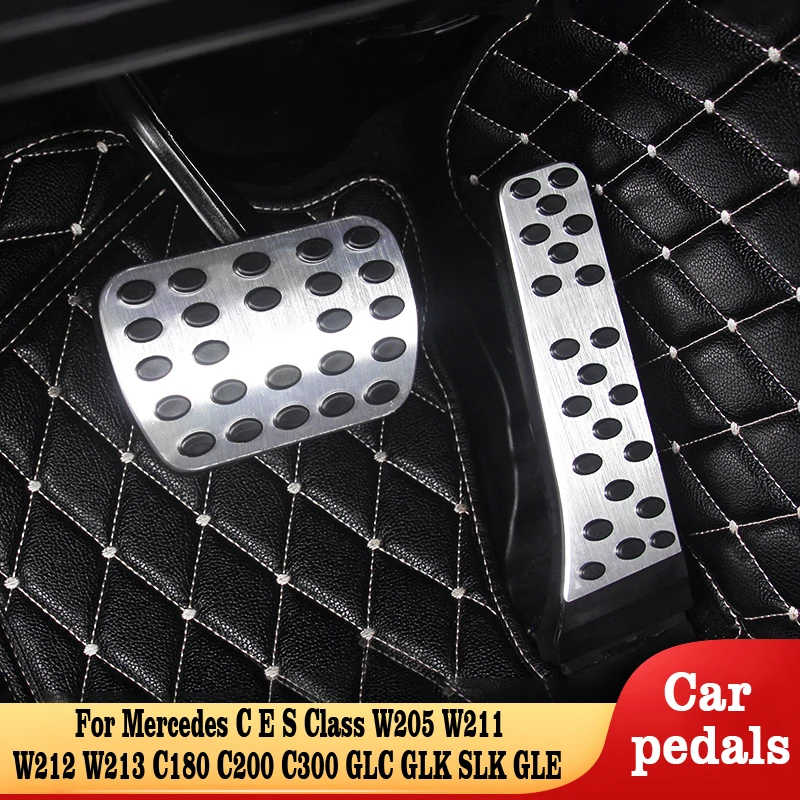 Automobilio Akceleratoriaus pedalo Koja Poilsio Pedalo Trinkelėmis Mercedes Benz C E S Klasės W205 W211 W212 W213 C180 C200 C300 GLC GLK SLK GLE Priedai