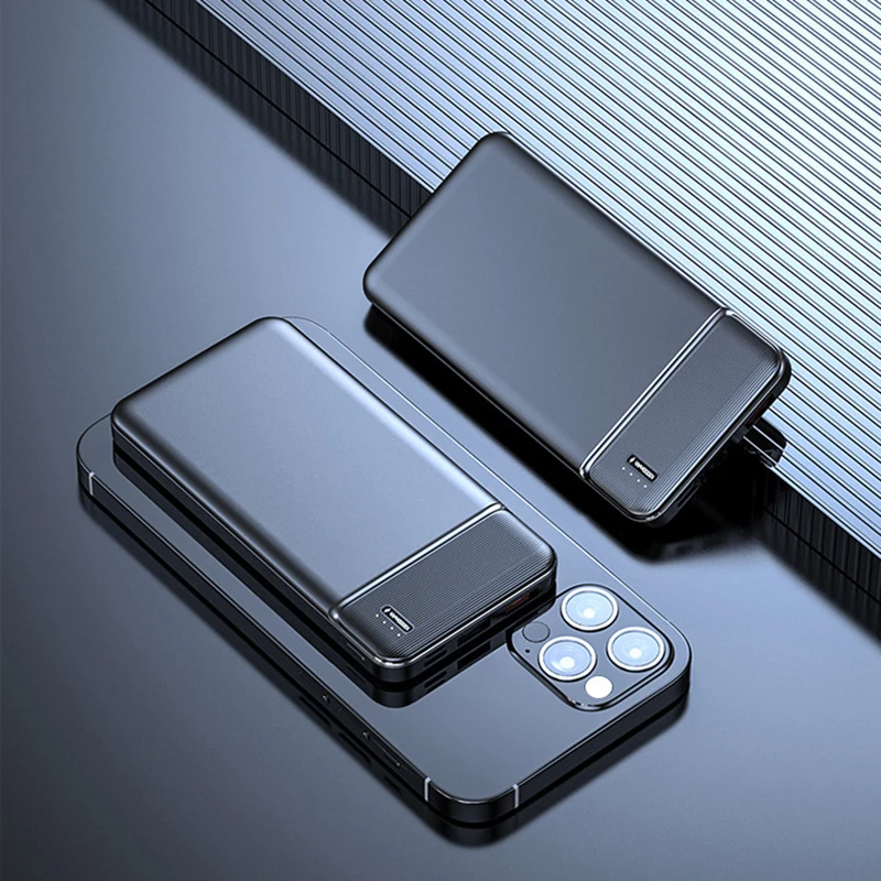 Už Xiaomi Galia Banko 10000mAh Nešiojamų Telefonų Kroviklį Dvigubas USB USB C TIPO Išvesties 22.5 W Greito Įkrovimo Powerbank iPhone 12