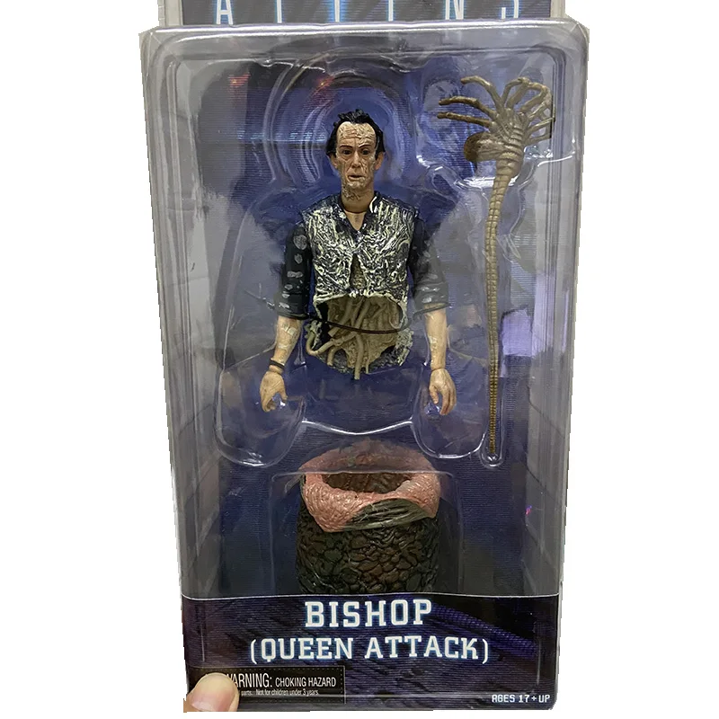 NECA UŽSIENIEČIŲ Vyskupas Karalienė Ataka Alien VS Predator PVC Veiksmų Skaičius, Kolekcines, Modelis Žaislai 15cm