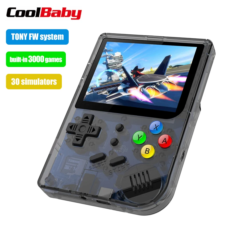Q30 3 colių Vaizdo žaidimų Nešiojamieji Retro konsolės Retro Žaidimo Delninis Žaidimų Konsolės Žaidėjas 16G+32G 3000 ŽAIDIMAI Tony sistema