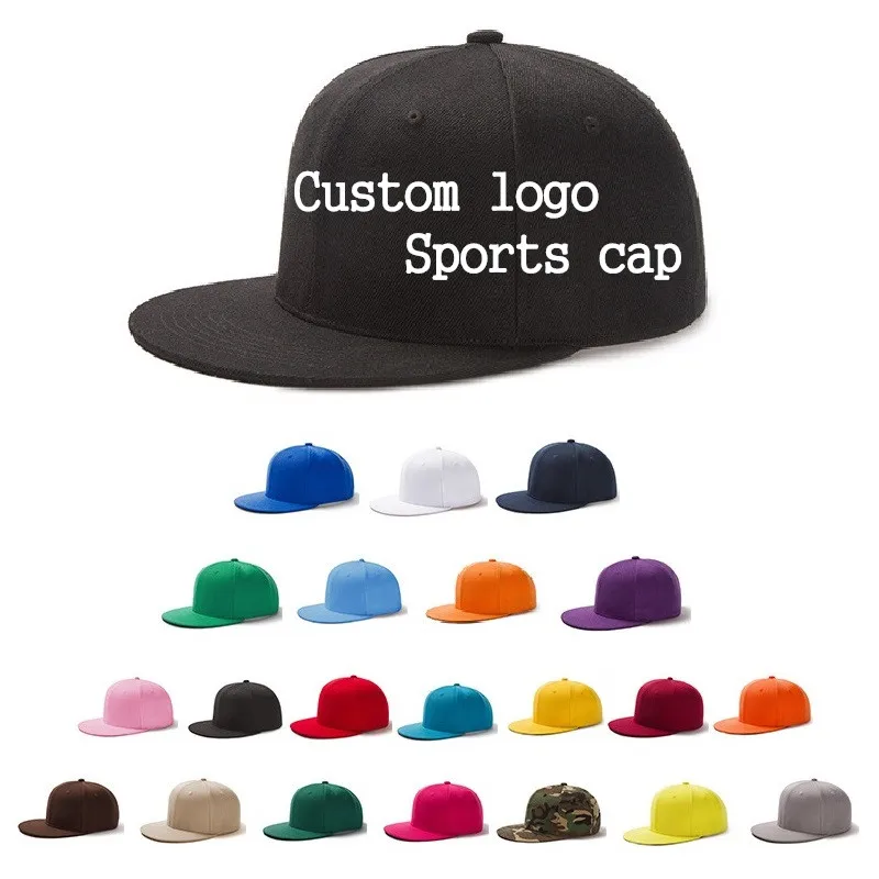 Kelių spalvų sporto skrybėlę su logotipą unisex vyrų kieta reguliuojama hip-hop snapback skrybėlės MOTERIMS 